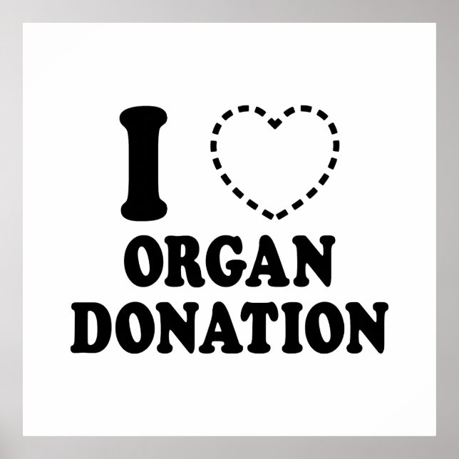 I {MISSSAR HEART} ORGAN DONATION POSTER (Framsidan)