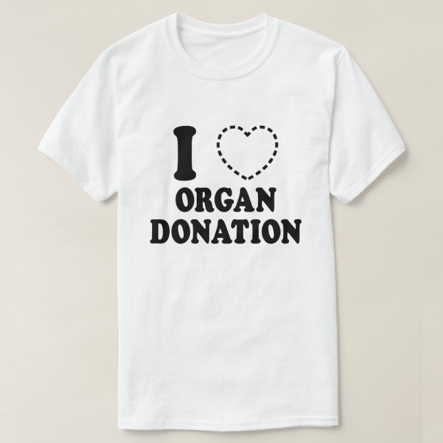 I {MISSSAR HEART} ORGAN DONATION T SHIRT (Design framsida)