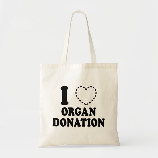 I {MISSSAR HEART} ORGAN DONATION TYGKASSE (Framsidan)
