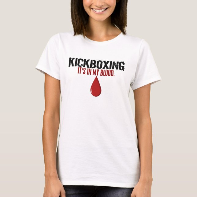 I mitt blod KICKBOXING T Shirt (Framsida)