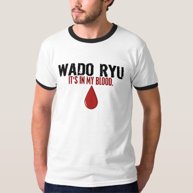 I mitt blod WADO RYU T-shirt (Framsida)
