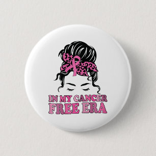 I mitt cancerfria era ber Messy Bun Breast Cancer Knapp