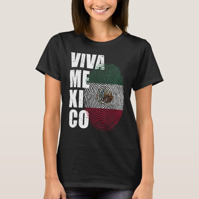 I mitt DNA är det mexikanska fingeravtryck i T Shirt (Framsida)