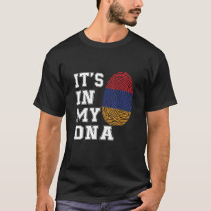 I mitt DNA Armenia Proud Armenia Flagga T Shirt