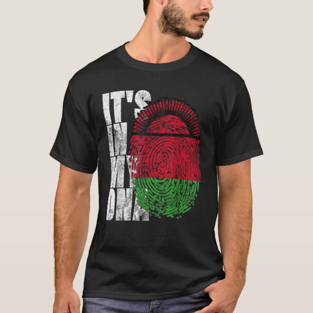 I mitt DNA Malawian Gift African Nyasaland Mal T Shirt (Framsida)