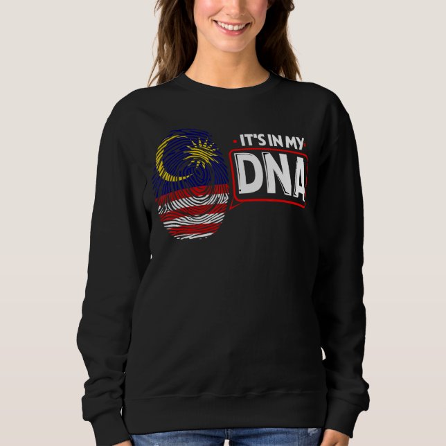 I mitt DNA National Flagga Malaysian Patriotic Mor T Shirt (Framsida)