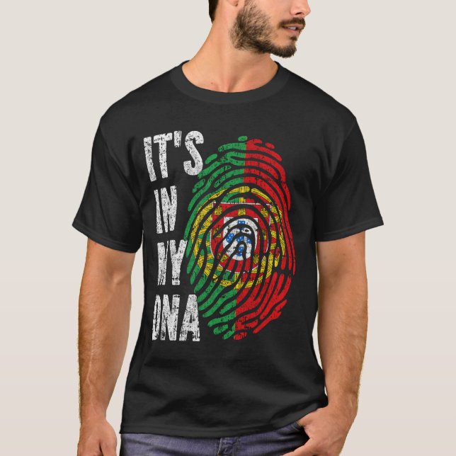 I MITT DNA Portugal Flagga Manar Women Kids T Shirt (Framsida)