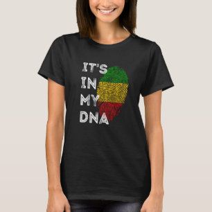 I mitt Dna Rasta Reggae Roots Jamaican Pride R T Shirt