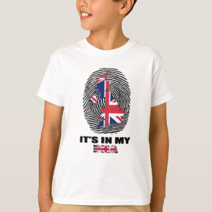I mitt DNA UK Patriotic United Kingdom British T Shirt