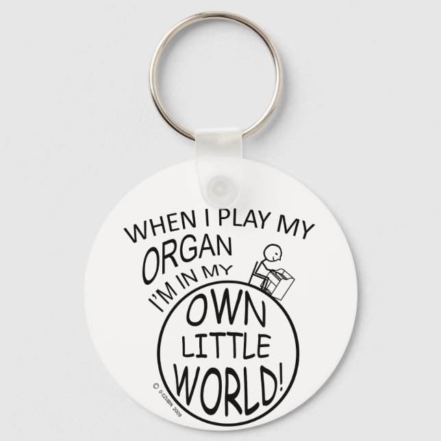 I mitt eget lilla världsorgan nyckelring (Framsida)