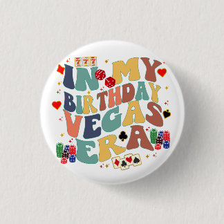 I mitt födelsedagsbesök Vegas Era Vacation Party T Knapp