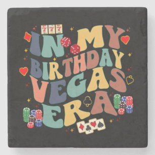 I mitt födelsedagsbesök Vegas Era Vacation Party T Stenunderlägg