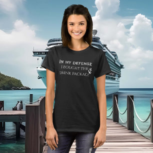 I mitt försvar, rattande Paket Cruise Resa T Shirt