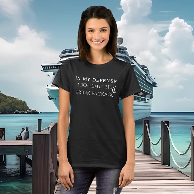 I mitt försvar, rattande Paket Cruise Resa T Shirt (Skapare uppladdad)