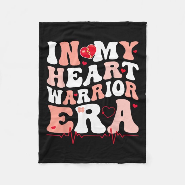 I mitt hjärt- kärlsjukdom Era-chd Hjärtsjukdom Awa Fleecefilt (Framsidan)