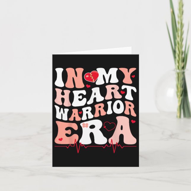 I mitt hjärt- kärlsjukdom Era-chd Hjärtsjukdom Awa Kort (Framsida)