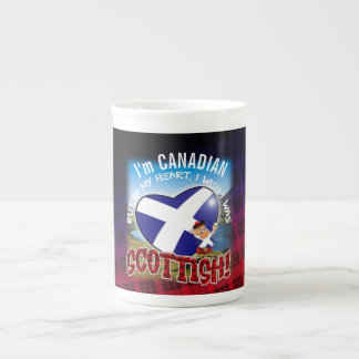 I mitt hjärta önskar jag att jag var SKOTSK! Benporslin Mugg