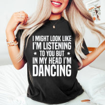 I mitt huvud är jag Dancing Funny Dance Älskare Bl