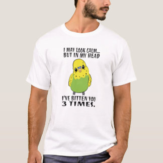I mitt huvud har jag bitat dig tre gånger | Grönt  T Shirt
