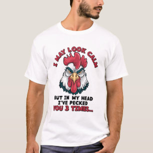 I mitt huvud har jag checkat dig tre gånger t shirt