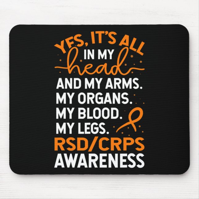 I mitt huvud och mitt kroppsvarare, RSD-sprickor Musmatta (Framsidan)