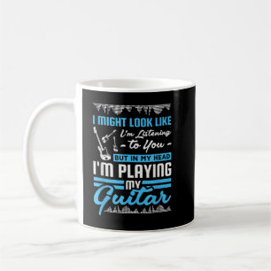 I mitt huvud spelar jag min gitarr kaffemugg