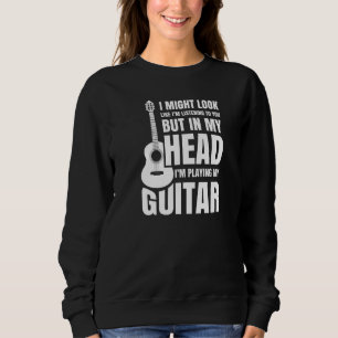 I mitt huvud spelar jag min Guitar Musician Bass G T Shirt