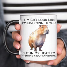 I mitt huvud tänker jag på capybaror roligt