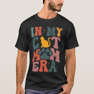 I mitt Kat Mamma Era Retro Groovy Cat Lover T Shirt
