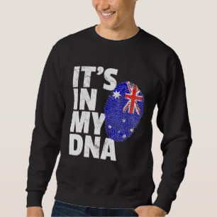 I mitt nationella Pride i Dna Australia-Flagga Lång Ärmad Tröja