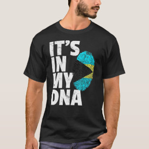 I mitt Pride Dna Bahamas i Flagga Land T Shirt