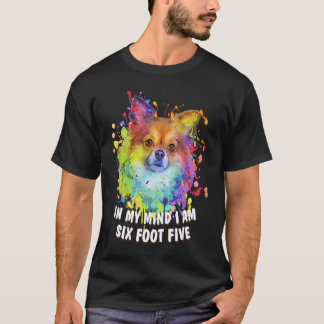 I mitt sinne sex på fem Chihuahua Chiwawa Hum T Shirt