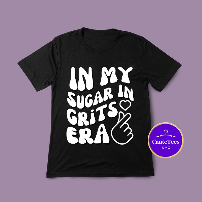 I mitt socker i Grits Era Funny Foodie T Shirt (Skapare uppladdad)