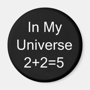 I mitt universum 2+2=5 magnet
