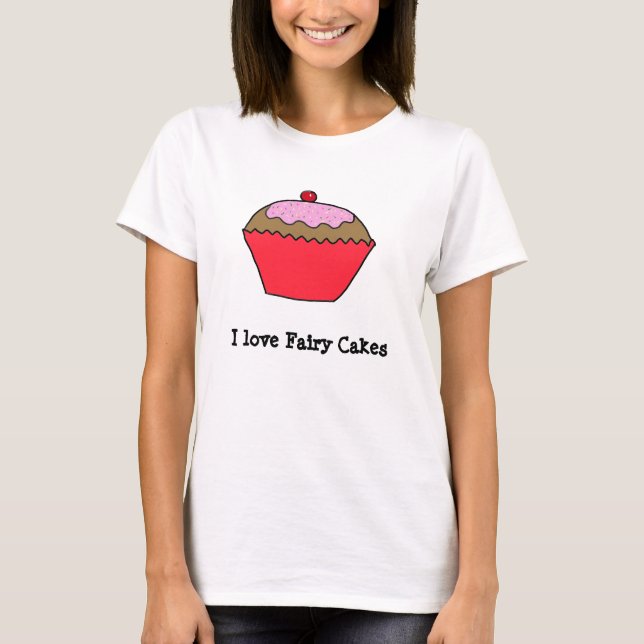 I Mjölkkakor i kärlek T Shirt (Framsida)