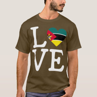 i moçambique mozambique i kärlek t shirt