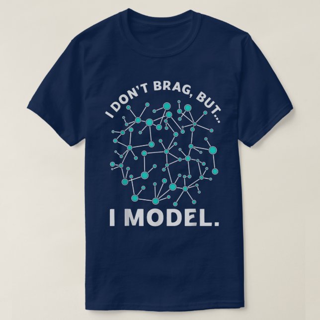 I Model Data Science Humor Coding1061 T Shirt (Design framsida)
