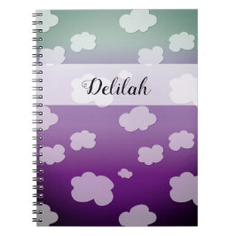 I molnen - Mönster Anteckningsbok