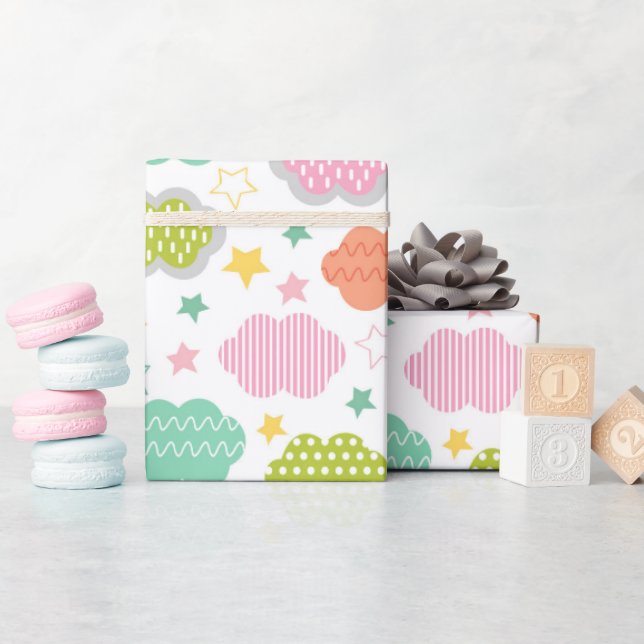 I molnen presentpapper (Baby Shower)