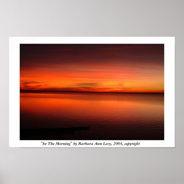 I morgon av Barbara Levy, 2004, upphovsrätt Poster (Framsidan)