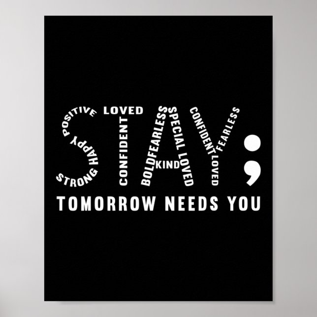 I morgon behöver du självmordsförebyggande V2 Poster (Framsidan)