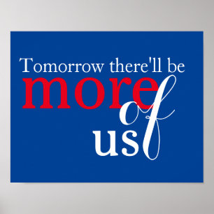 I morgon det ska finns mer av oss poster