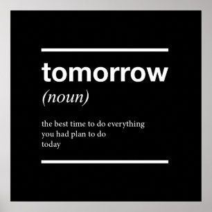 I morgon inspirera affisch