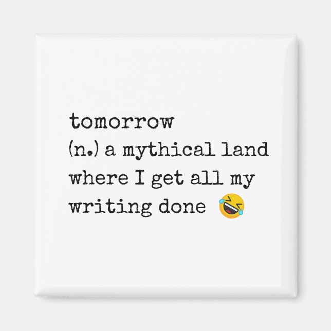 I morgon kommer aldrig magnet (Framsidan)