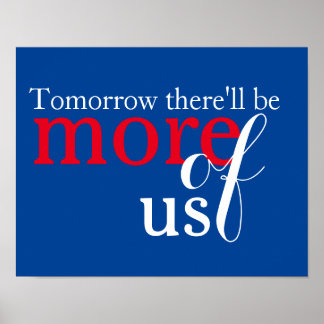 I morgon kommer vi att vara fler poster