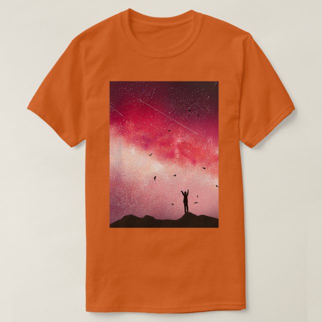 I mörk duva t shirt (Design framsida)
