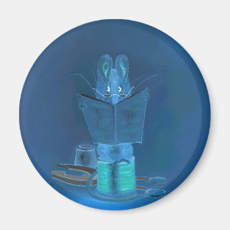 'I Mörken' 3-tums runda kylskåp Magnet