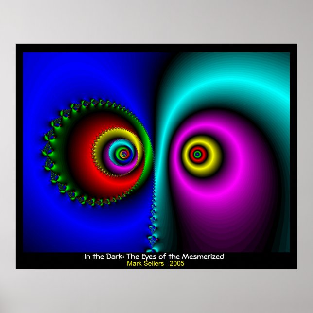 I Mörken, Ögonen på Mesmerized Poster (Framsidan)