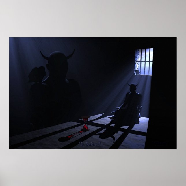 "I mörkret" Poster (Framsidan)