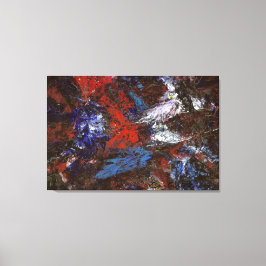 I Mörkrets Abstrakt Canvastryck